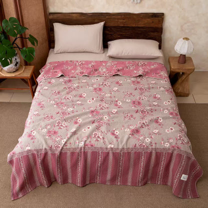Cottage Bloom Lightweight Cotton Bed Quilt