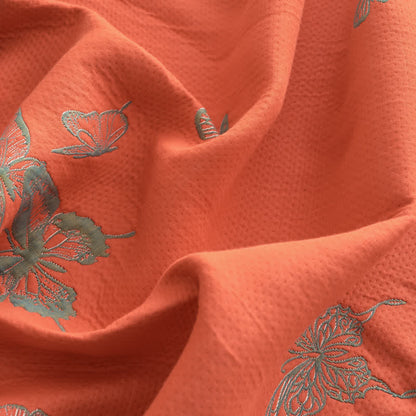 Elegant Butterfly Print Cotton Quilt