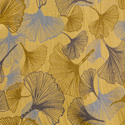 Golden Ginkgo Leaf Cotton Bedding Set