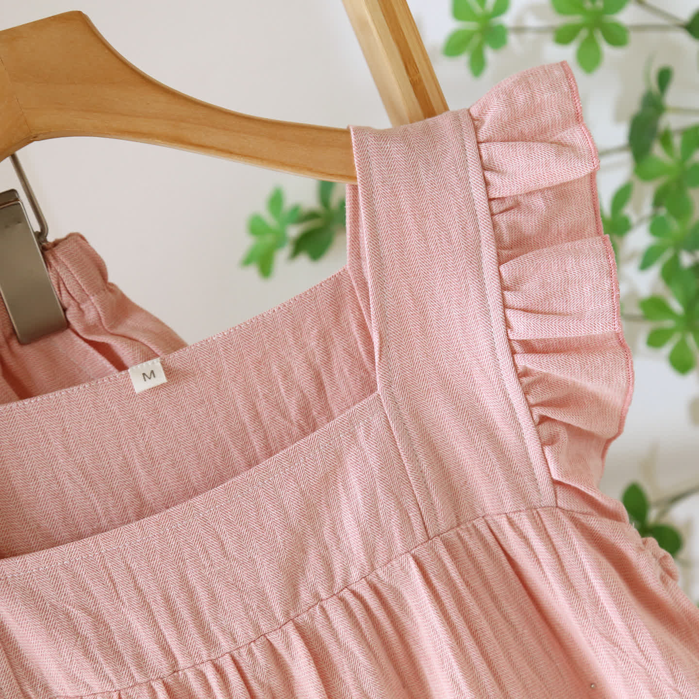 Breezy Ruffle Trim Cotton Lounge Set Breathable Casual Cotton Cotton Linen Blend Elastic Waist Flutter Sleeve Homewear L Lightweight Loose Fit Loungewear Matching Set Pajama Pajama Set Pullover Style Set Sleepwear Sleeveless Sleeveless Top Soft Cotton Solid Color Spring Summer Two Piece Set women
