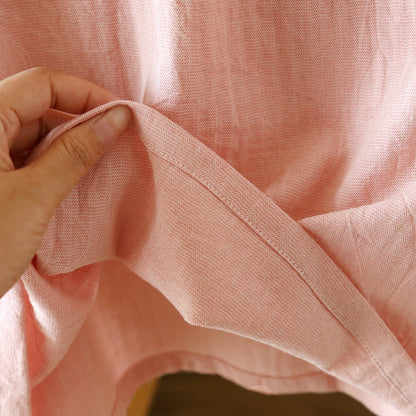 Breezy Ruffle Trim Cotton Lounge Set Breathable Casual Cotton Cotton Linen Blend Elastic Waist Flutter Sleeve Homewear L Lightweight Loose Fit Loungewear Matching Set Pajama Pajama Set Pullover Style Set Sleepwear Sleeveless Sleeveless Top Soft Cotton Solid Color Spring Summer Two Piece Set women