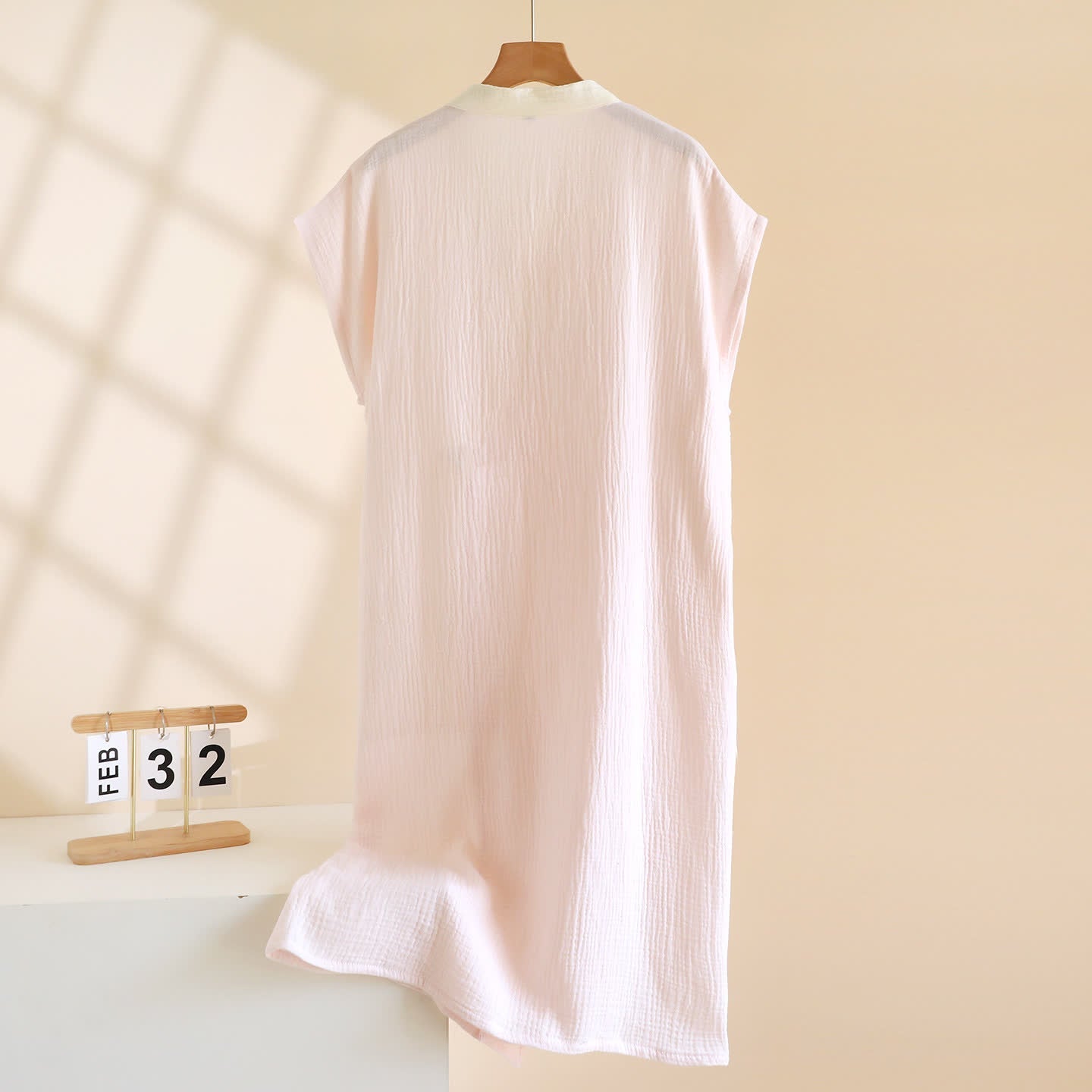 Minimalist Cotton Kimono Wrap Homewear Robe 100% Cotton Adult All Season Bathrobe Breathable Casual Comfortable Cotton Cotton Gauze Couples Loungewear Crinkled Texture Dressing Gown Fairy Style Homewear House Robe Indoor Kimono Style Knee Length L Lightweight Loose Fit Loungewear Minimalist Pajama Patch Pocket Postpartum Robe Robe Short Sleeve Side Tie Closure Sleepwear Soft Cotton Spa Robe Spring Summer Unisex V-Neck Warm Weather Wrap Robe