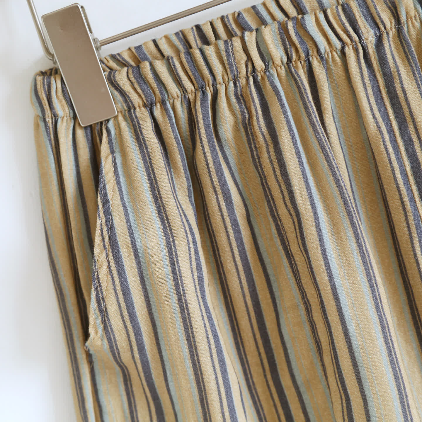 Vintage Striped Cotton Loungewear Set Autumn Breathable Button Front Camp Collar Casual Comfortable Cotton Cotton Gauze Crinkled Texture Elastic Waist Homewear Hong Kong Style Indoor L Lightweight Loose Fit Lounge Set Loungewear Minimalist Outdoor Pajama Pajama Set Patch Pocket Pure Cotton Resort Wear Set Short Sleeve Shorts Set Sleepwear Soft Cotton Spring Striped Summer Two Piece Set Vertical Stripe Vintage Style Warm Weather women