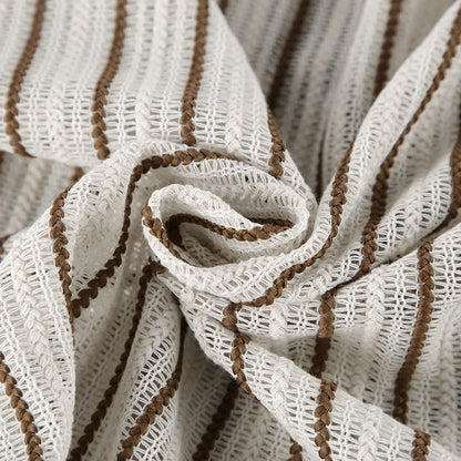 Effortless Stripe Cotton Wrap Resort Loungewear Set