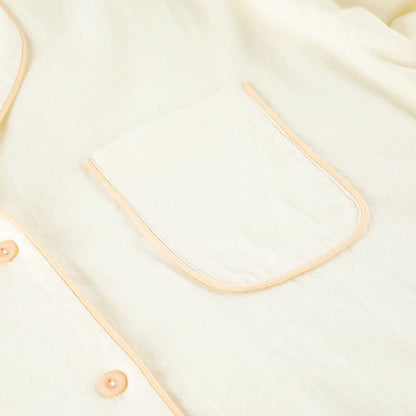 Chic Ruffle Hem Cotton Loungewear Set