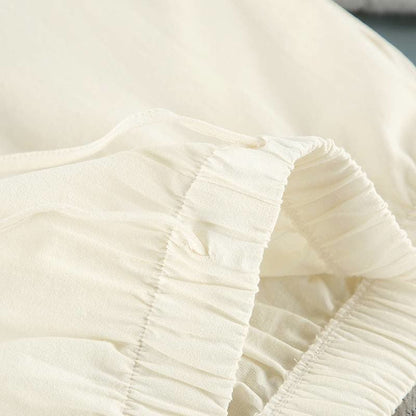 Minimal Cotton Pocketed Long Sleeve Pajama Set