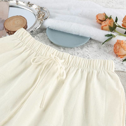 Minimal Cotton Pocketed Long Sleeve Pajama Set
