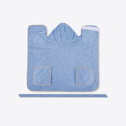 Solid Color Microfiber Dog Bath Robe
