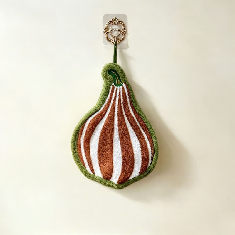Pumpkin Shaped Quick Dry Hand Towel