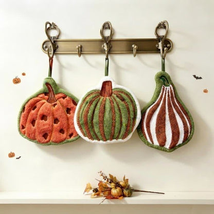 Pumpkin Shaped Quick Dry Hand Towel