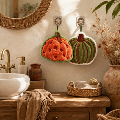 Pumpkin Shaped Quick Dry Hand Towel