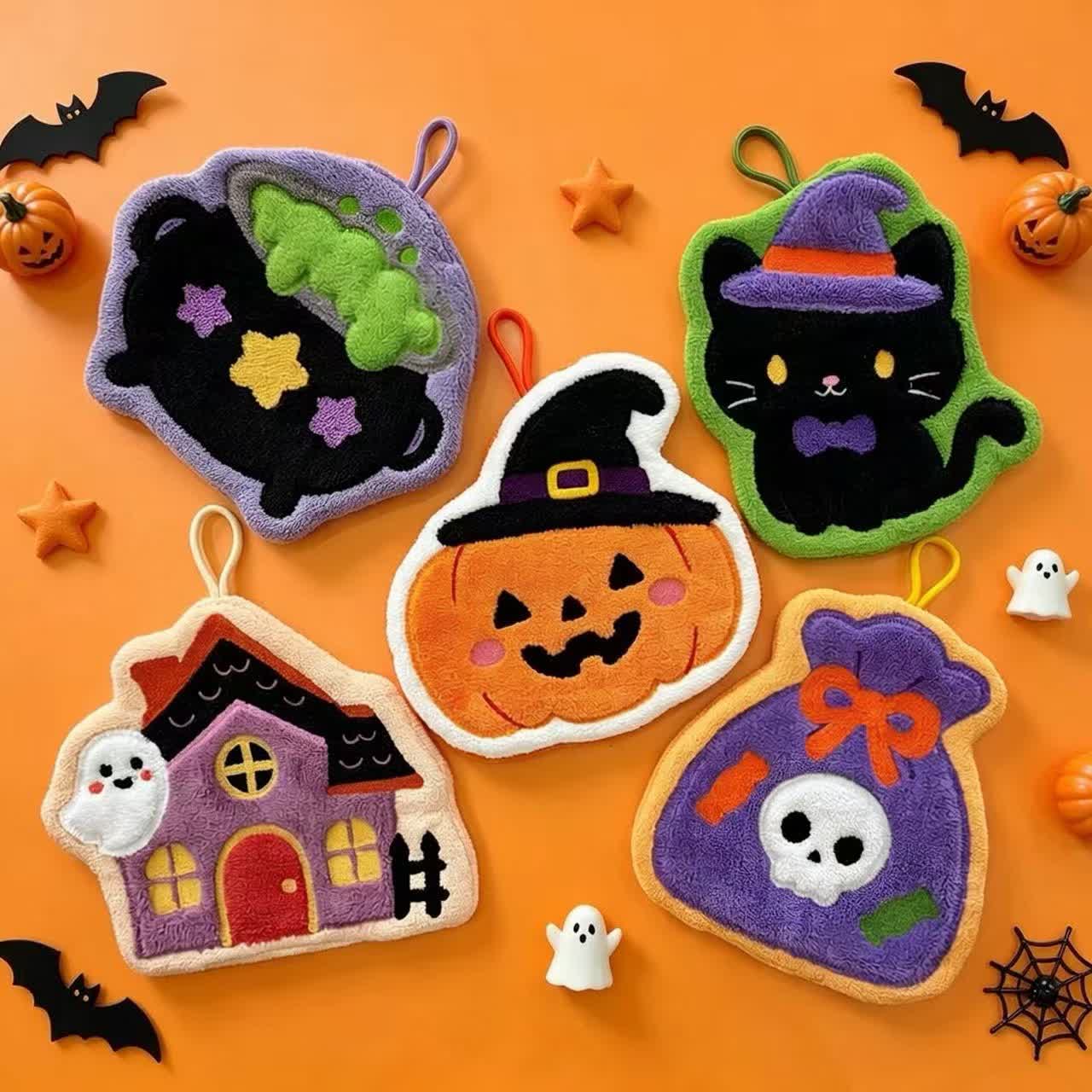 Cute Halloween Hanging Hand Towel