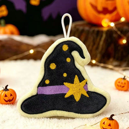 Halloween Fleece Hanging Hand Towel
