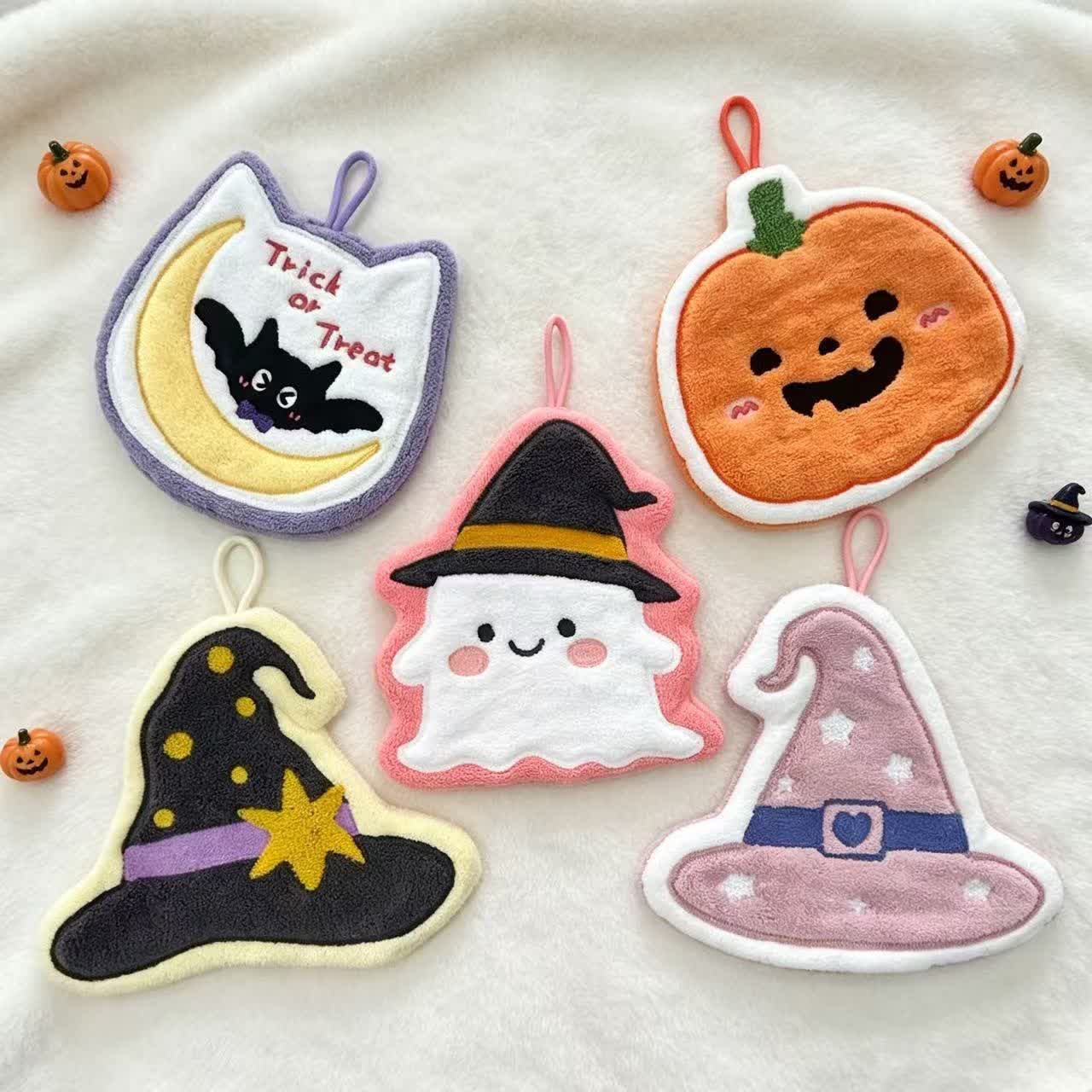 Halloween Fleece Hanging Hand Towel