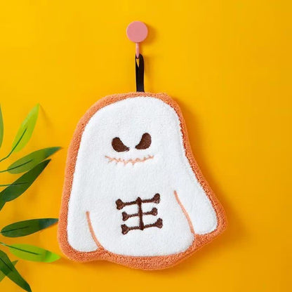 Halloween Element Fleece Hanging Hand Towel