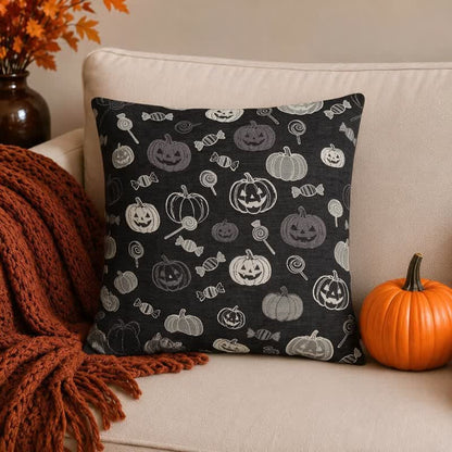 Halloween Pumpkin Candy Cotton Pillow