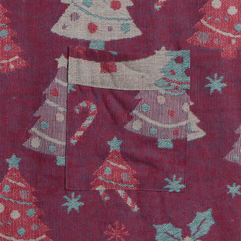 Christmas Tree Cotton Gauze Kimono Robe