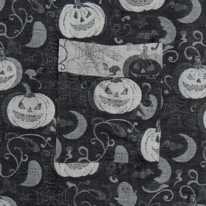 Halloween Pumpkin Moon Cotton Kimono Robe