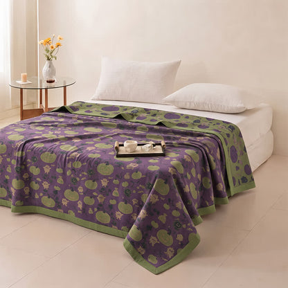 Halloween Monster Reversible Cotton Blanket