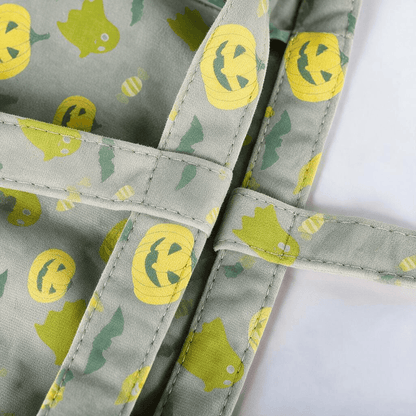 Multi‑Color Halloween Ghost Cotton Tote Bag