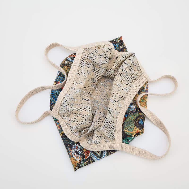 Bohemian Floral Tote Shoulder Bag
