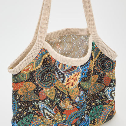 Bohemian Floral Tote Shoulder Bag