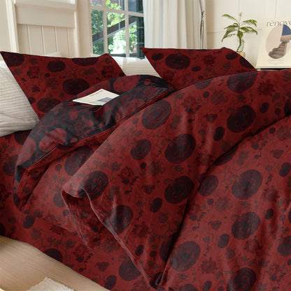 Halloween Pumpkin Monster Cotton Bedding Set