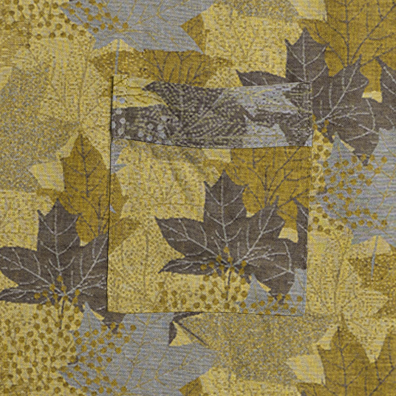 Autumn Maple Leaf Cotton Kimono Robe