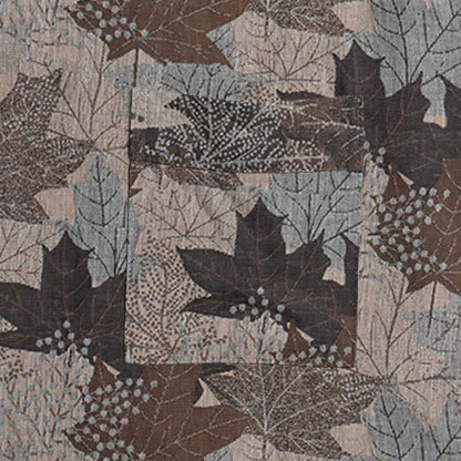 Autumn Maple Leaf Cotton Kimono Robe
