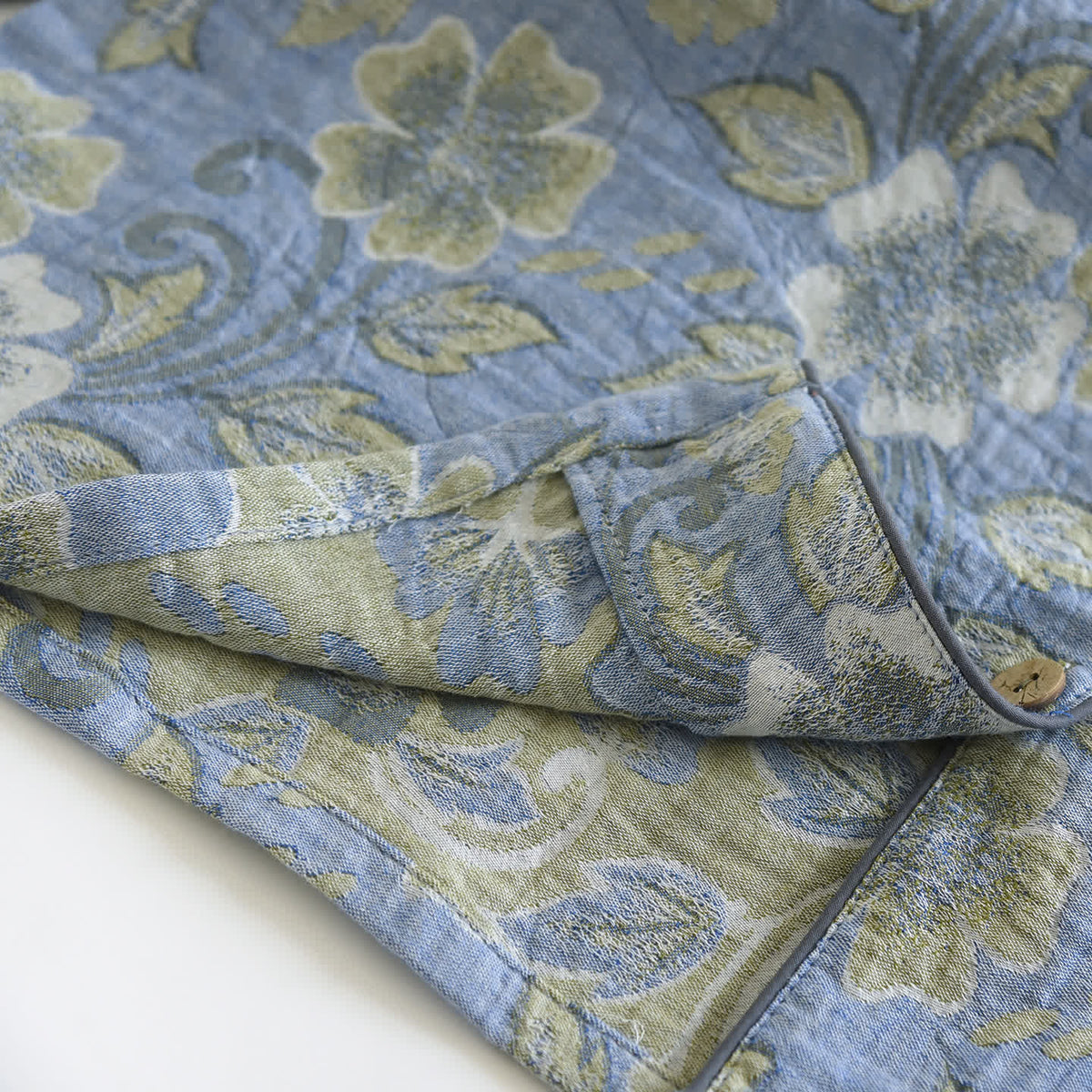 Breezy Floral Cotton Gauze Loungewear Set