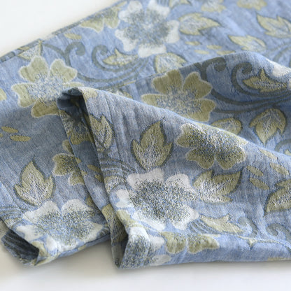 Breezy Floral Cotton Gauze Loungewear Set
