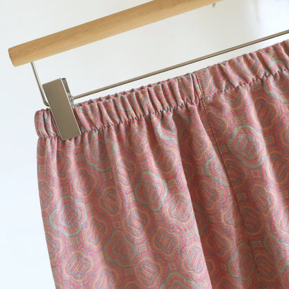 Minimal Cotton Gauze Printed Sleepwear Set