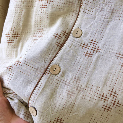 Heritage Cotton Gauze Check Pajama Set