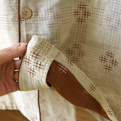Heritage Cotton Gauze Check Pajama Set