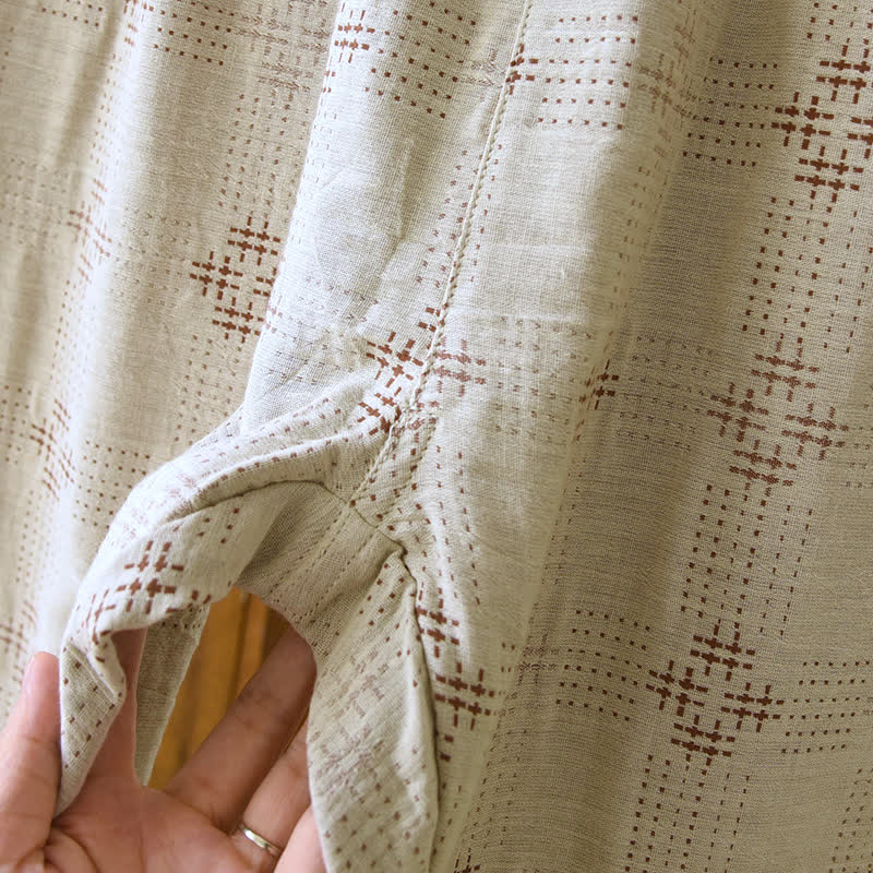 Heritage Cotton Gauze Check Pajama Set
