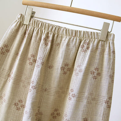 Heritage Cotton Gauze Check Pajama Set