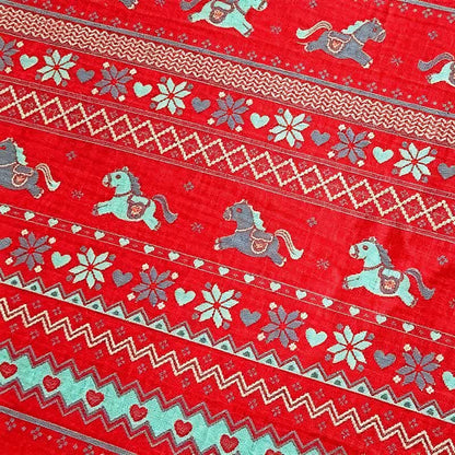Ethnic Horse Cotton Duvet Cover Bedding Set