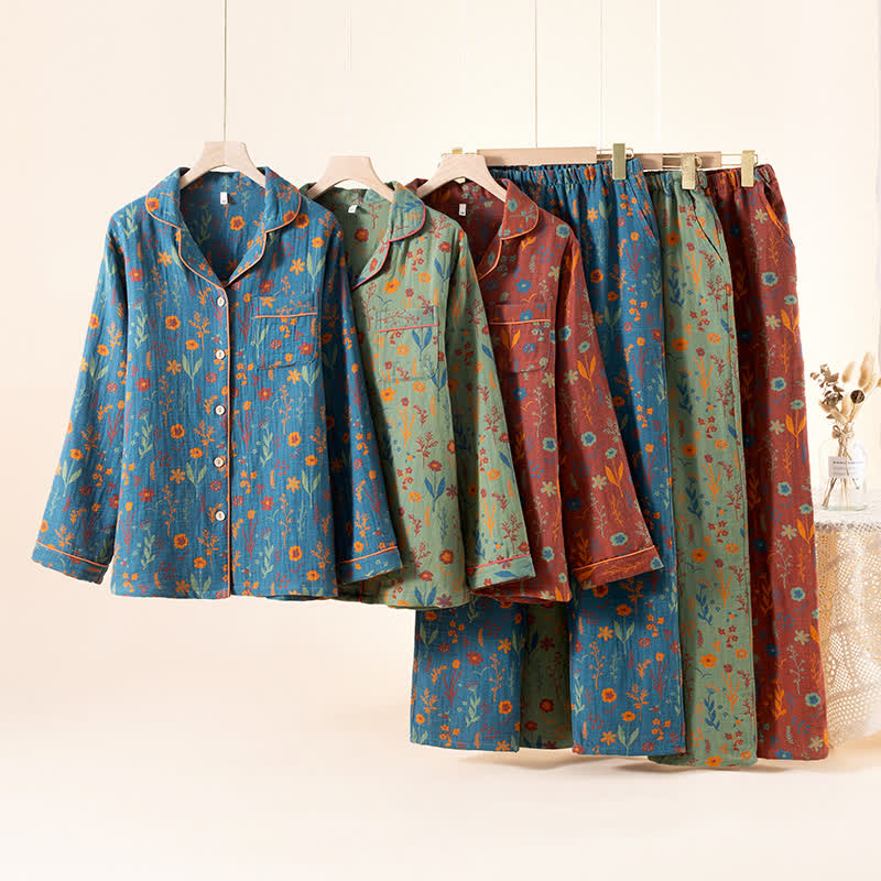 Garden Bloom Cotton Loungewear Set