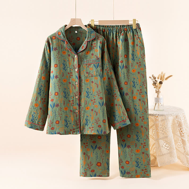 Garden Bloom Cotton Loungewear Set