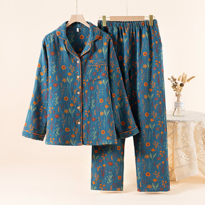 Garden Bloom Cotton Loungewear Set