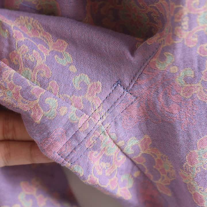 Vintage Oriental Cotton Gauze Lounge Set