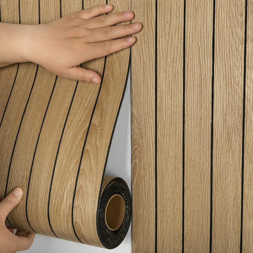 InstantStick™ | Wood Peelable Sticker Gray Khaki Products_Misc Products_Wall Decor Themes_Bedroom Themes_Modern Wall Decor