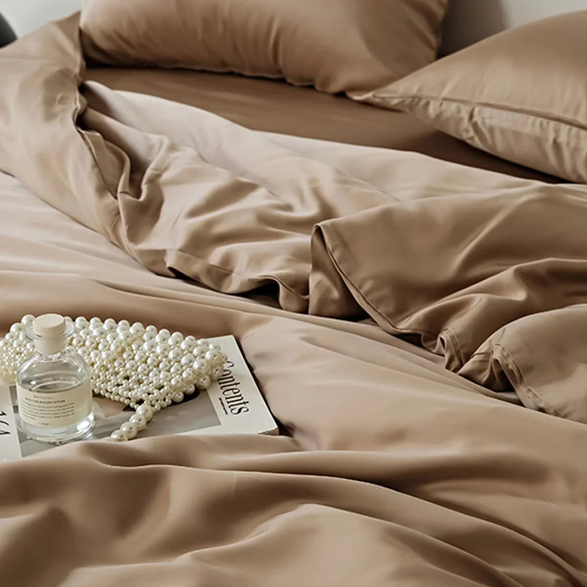 Silky Smooth Reversible Cooling Tencel Bedding Set