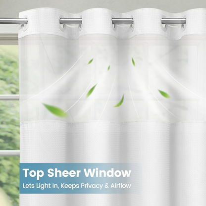 Rinova™ | No-Hook Shower Curtain