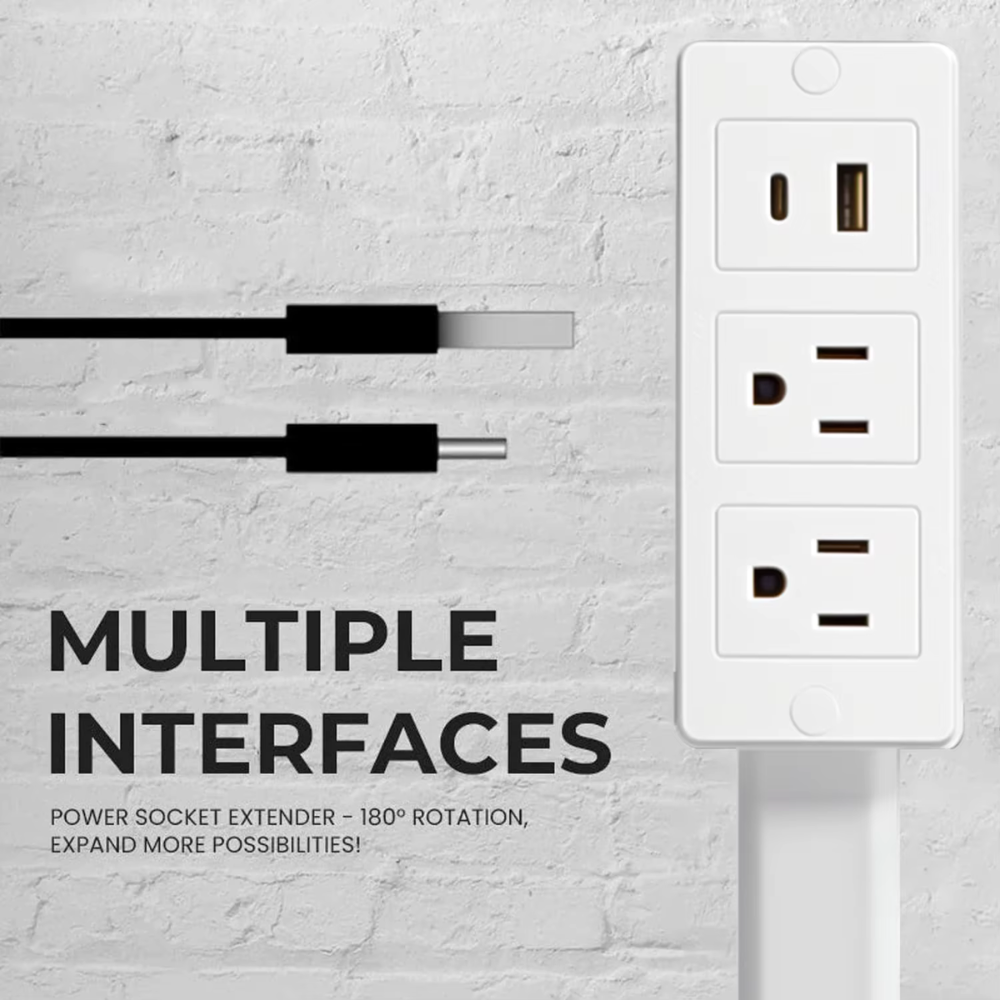 SpinSocket™ | Extendable Rotating Outlet