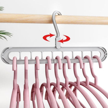 Cintre pivotant à deux voies