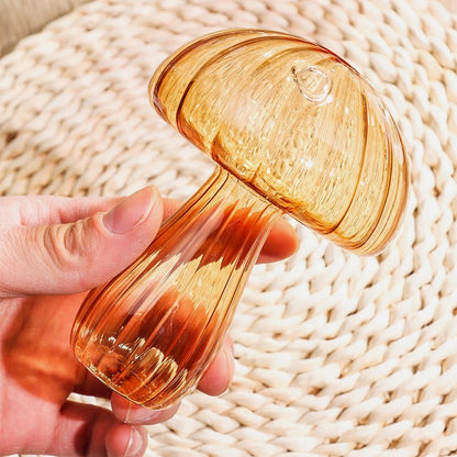 Vibrant Mushroom Glass Vases