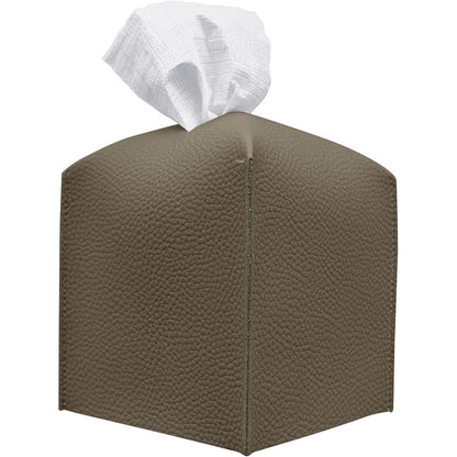 Leather Square Tissue Box