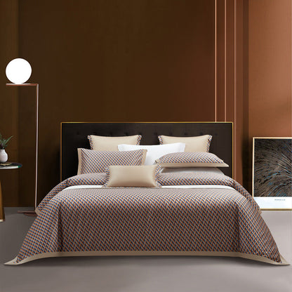 Marcella Chevron Printed Luxury Egyptian Cotton Bedding Set