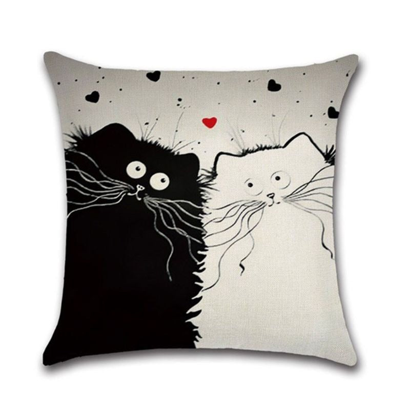 Meow Meow Cushion Covers (BLACKLIST)